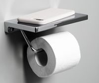 Держатель туалетной бумаги с полочкой для телефона